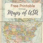 Wonderful Free Printable Vintage Maps To Download | Printables | Map With Free Printable Vintage Maps
