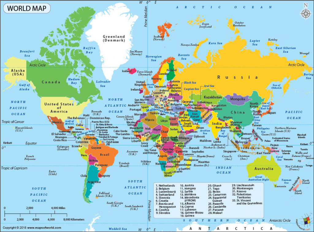 World Map, A Map Of The World With Country Name Labeled with regard to Free Printable World Map With Country Names