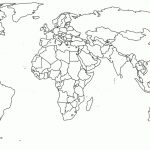World Map Black And White Printable With Countries   Ajan.ciceros.co For Printable World Map With Countries Black And White