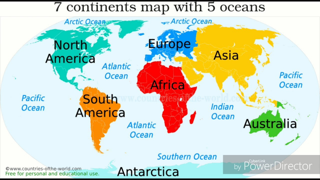 World Map Continents And Oceans Printable Outline Maps For Kids regarding Printable Map Of The 7 Continents And 5 Oceans