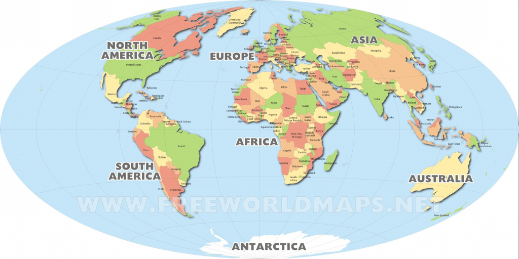 World Map Country Names Capitals Fresh List Countries The World for Free Printable World Map With Country Names