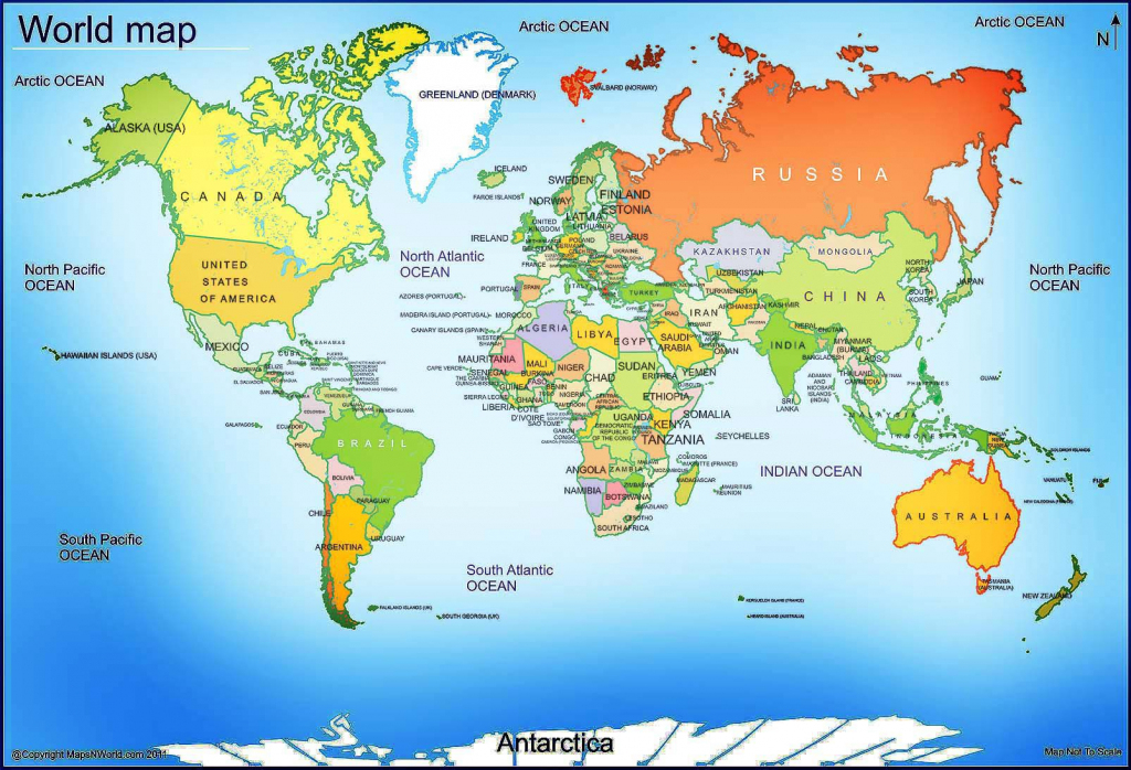 World Map - Free Large Images | Maps | World Map With Countries in Free Large Printable World Map