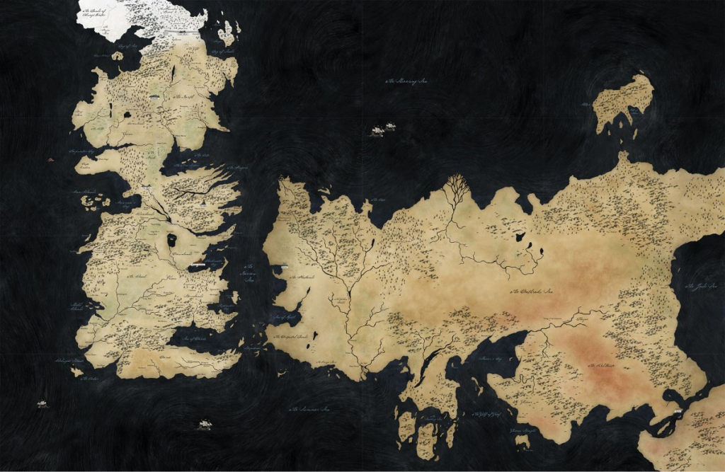 World Map (Hbo Game Of Thrones) - A Wiki Of Ice And Fire pertaining to Game Of Thrones Printable Map