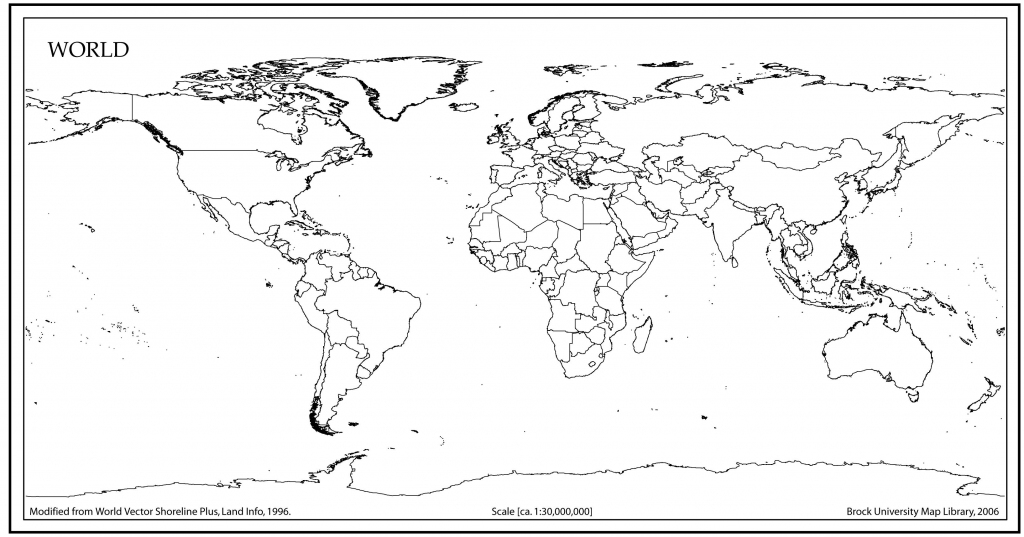 World Map Outline With Countries | World Map | World Map Outline with regard to Blank World Map Countries Printable