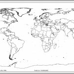 World Map Outline With Countries | World Map | World Map Outline With World Map Outline Printable