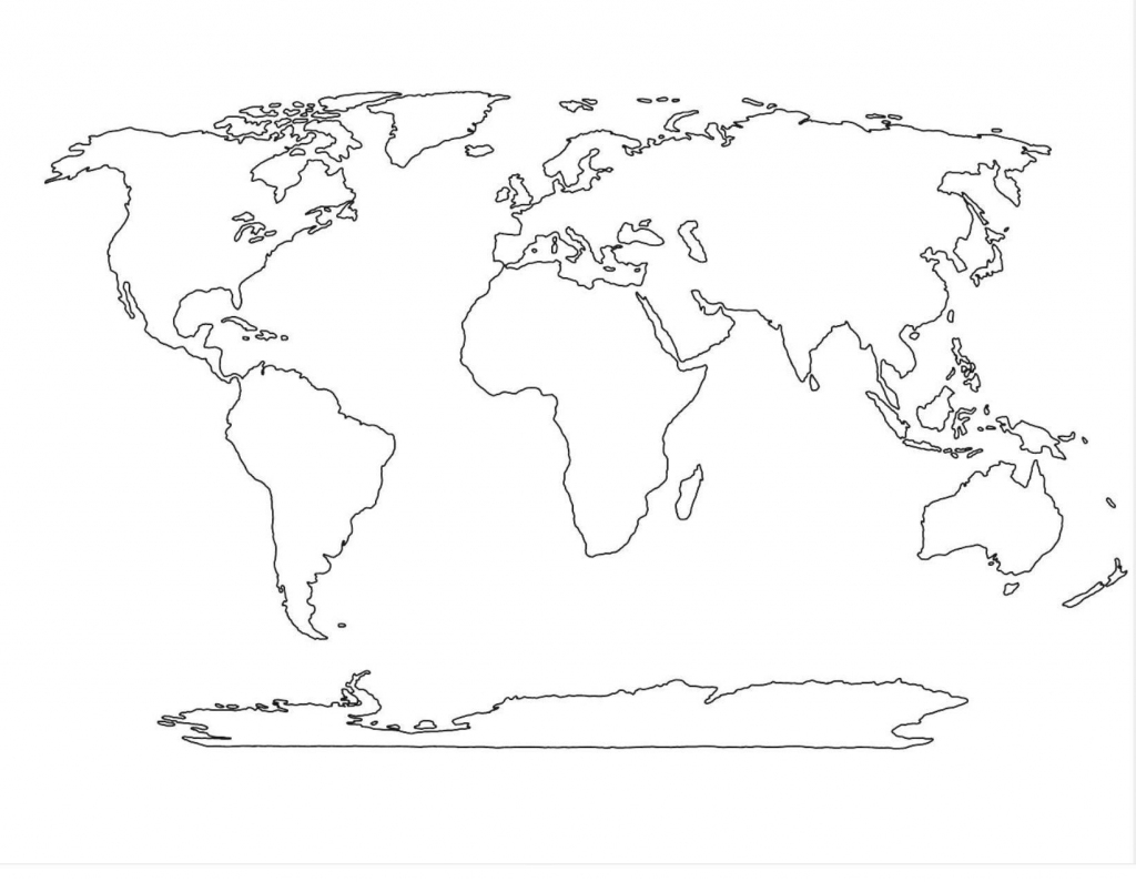 World Map Vector Template Copy World Political Map Outline Printable in World Map Outline Printable