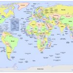 World Map With Country Names Printable And Travel Information Throughout World Map Printable With Country Names