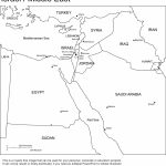 World Regional Printable, Blank Maps • Royalty Free, Jpg Inside Printable Blank Map Of Middle East