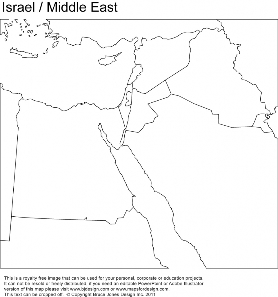World Regional Printable, Blank Maps • Royalty Free, Jpg with regard to Blank Map Israel Printable