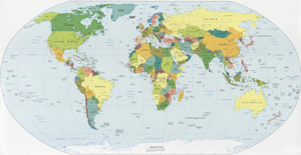 World Wall Map,map Of The World, Wall Map Of World, World Map Murals inside Printable Wall Map
