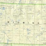 Wyoming Printable Map Pertaining To Printable Road Map Of Wyoming