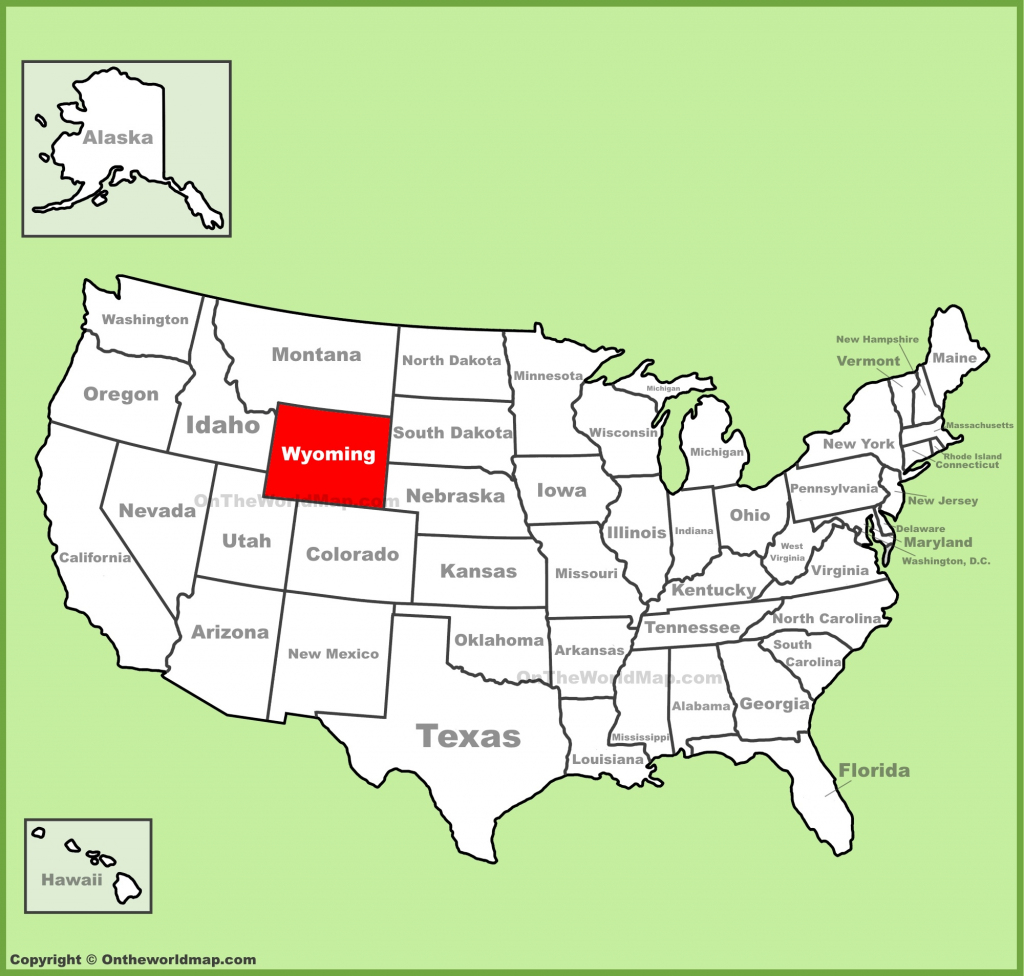 Wyoming State Maps | Usa | Maps Of Wyoming (Wy) inside Wyoming State Map Printable